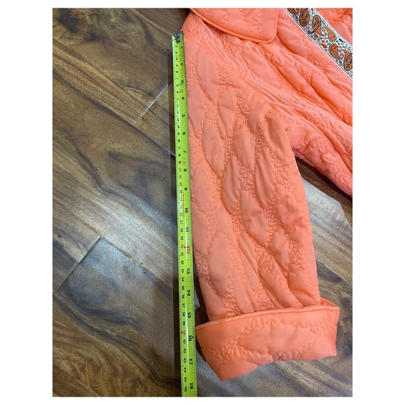 Vintage 60’s /70’s girls tangerine belted coat!! L - Picture 7 of 8